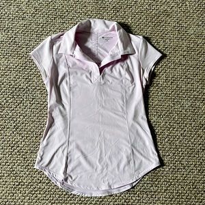 Athleta XS golf shirt pale lilac